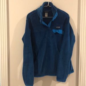 Patagonia Fuzzy Pullover, Sz Large, Teal